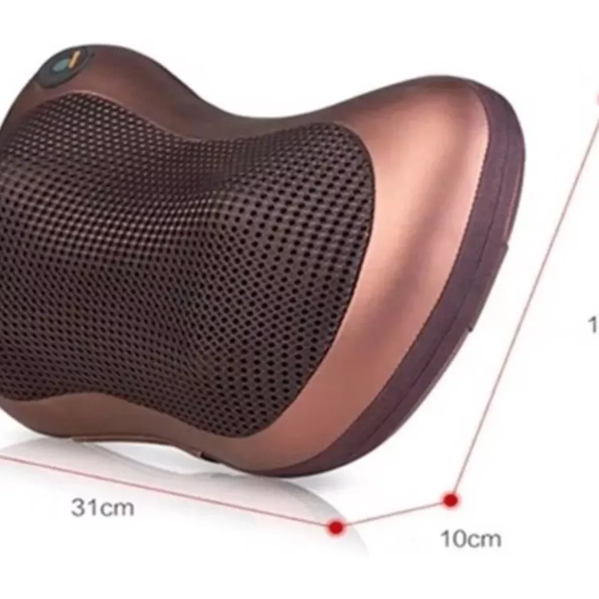 GENERICO - Masajeador Electrico Cojin Cervical Lumbar Cuello piernas