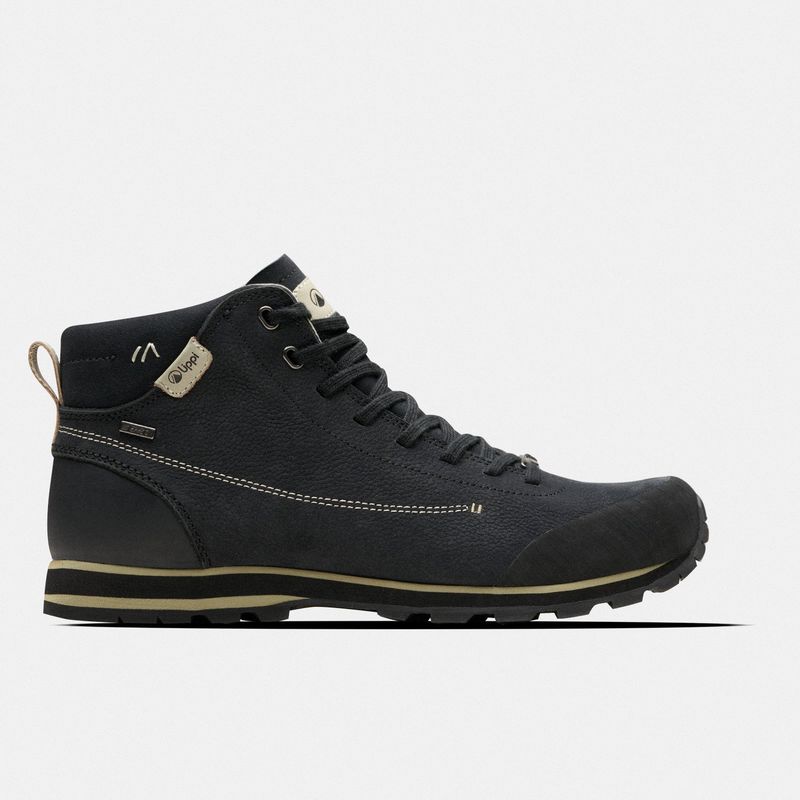 LIPPI - Botín Hombre Woods Mid Negro Verde Grisaceo Lippi