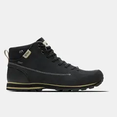 LIPPI - Botín Hombre Woods Mid Negro Verde Grisaceo