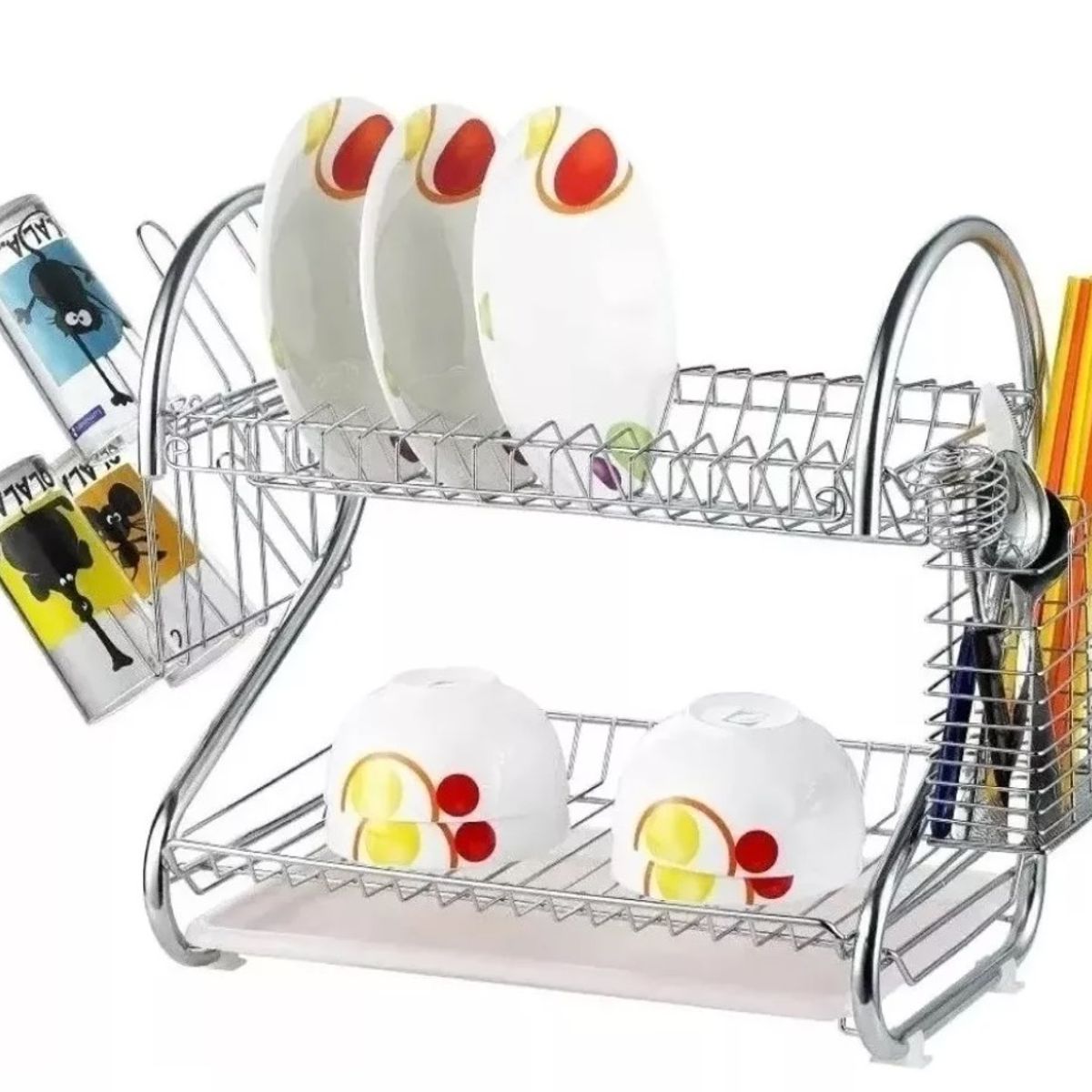 GENERICO - Secador Escurridor De Loza Platos Fierro Pequeña