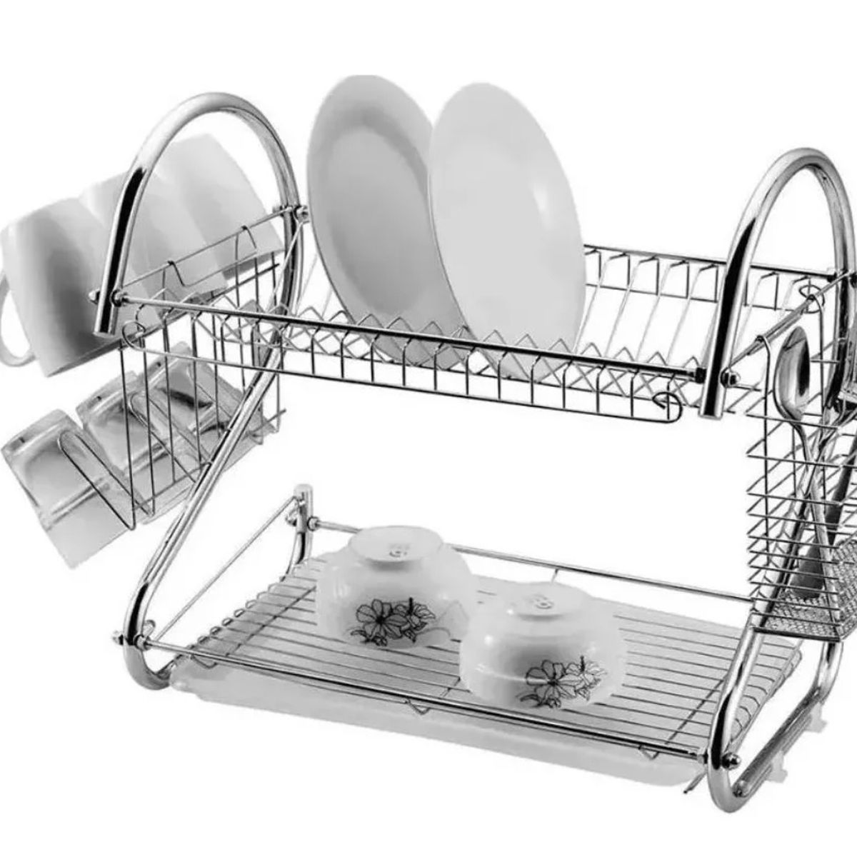 GENERICO - Secador Escurridor De Loza Platos Fierro Pequeña