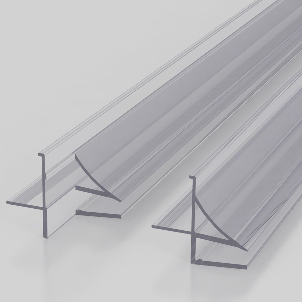 DUSCHY - Set de burletes para piso - Vidrio 6 mm