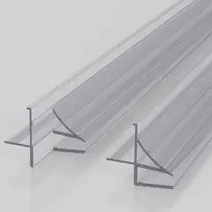DUSCHY - Set de burletes para piso - Vidrio 6 mm
