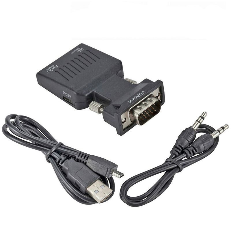 GENERICO - Adaptador Convertidor VGA a HDTV  Audio