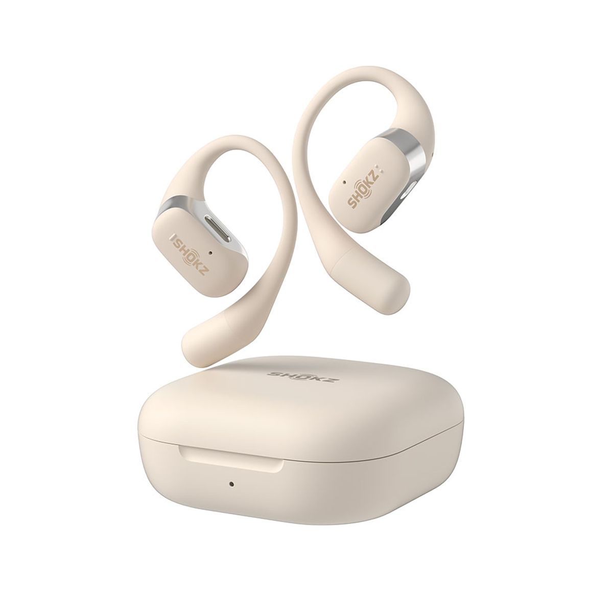 SHOKZ - Audífonos Bluetooth Shokz OpenFit Beige