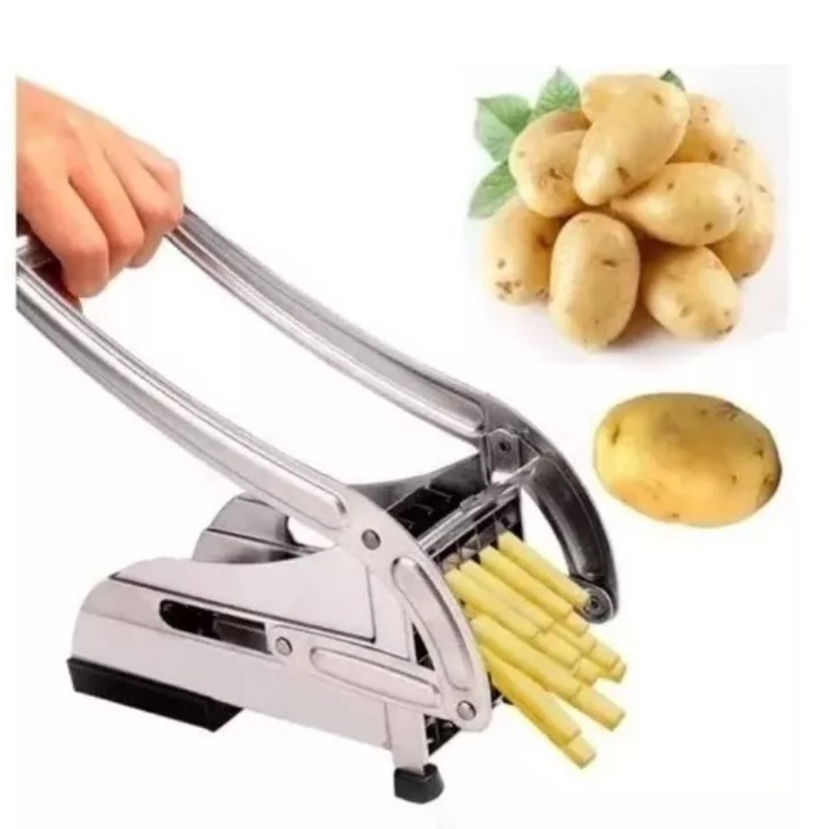 GENERICO - Cortador De Papas Fritas Vegetales Acero Inoxidable