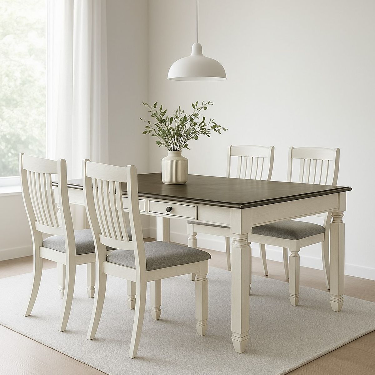 GENERICO - Juego de Comedor 4 Sillas Vermont (4 Puestos)