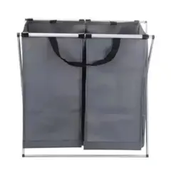 GENERICO - Cesta Canasto Plegable Almacenamiento Ropa Sucia Doble Xl GRIS