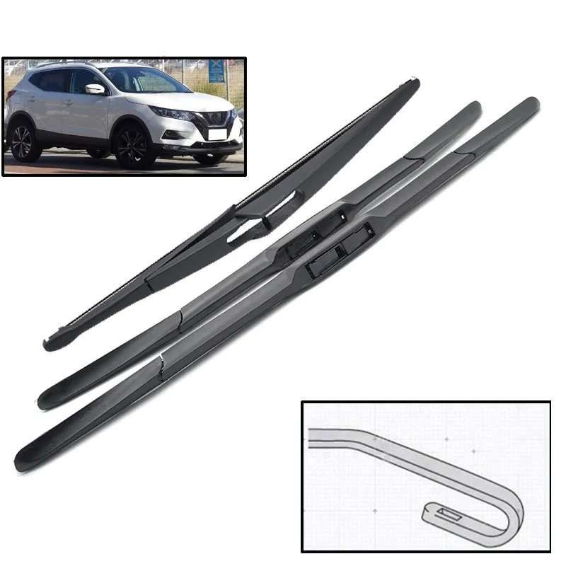 GENERICO - Kit Plumilla Limpiaparabrisas Nissan Qashqai J11 2014 - 2022