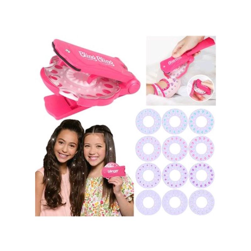 GENERICO - Maquina Brillos para El cabello Bling Sticker Diamond