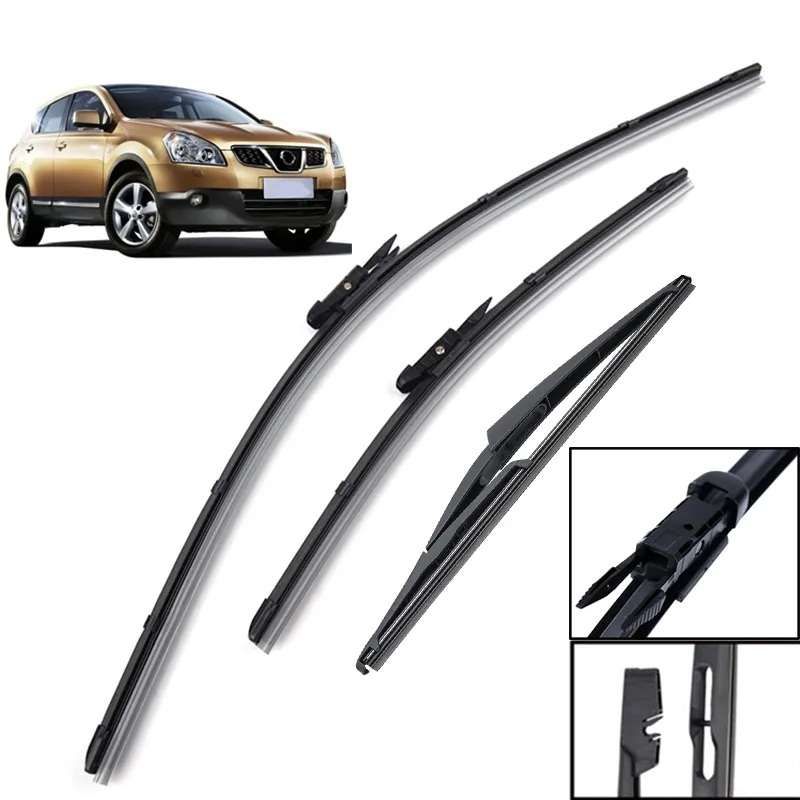 GENERICO - Kit Plumillas Limpiaparabrisas Nissan Qashqai J10