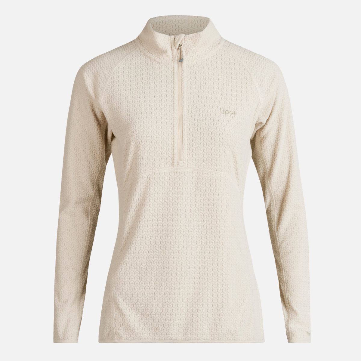LIPPI - Poleron Mujer Jacaranda Nano-F 14 Zip Crema Lippi