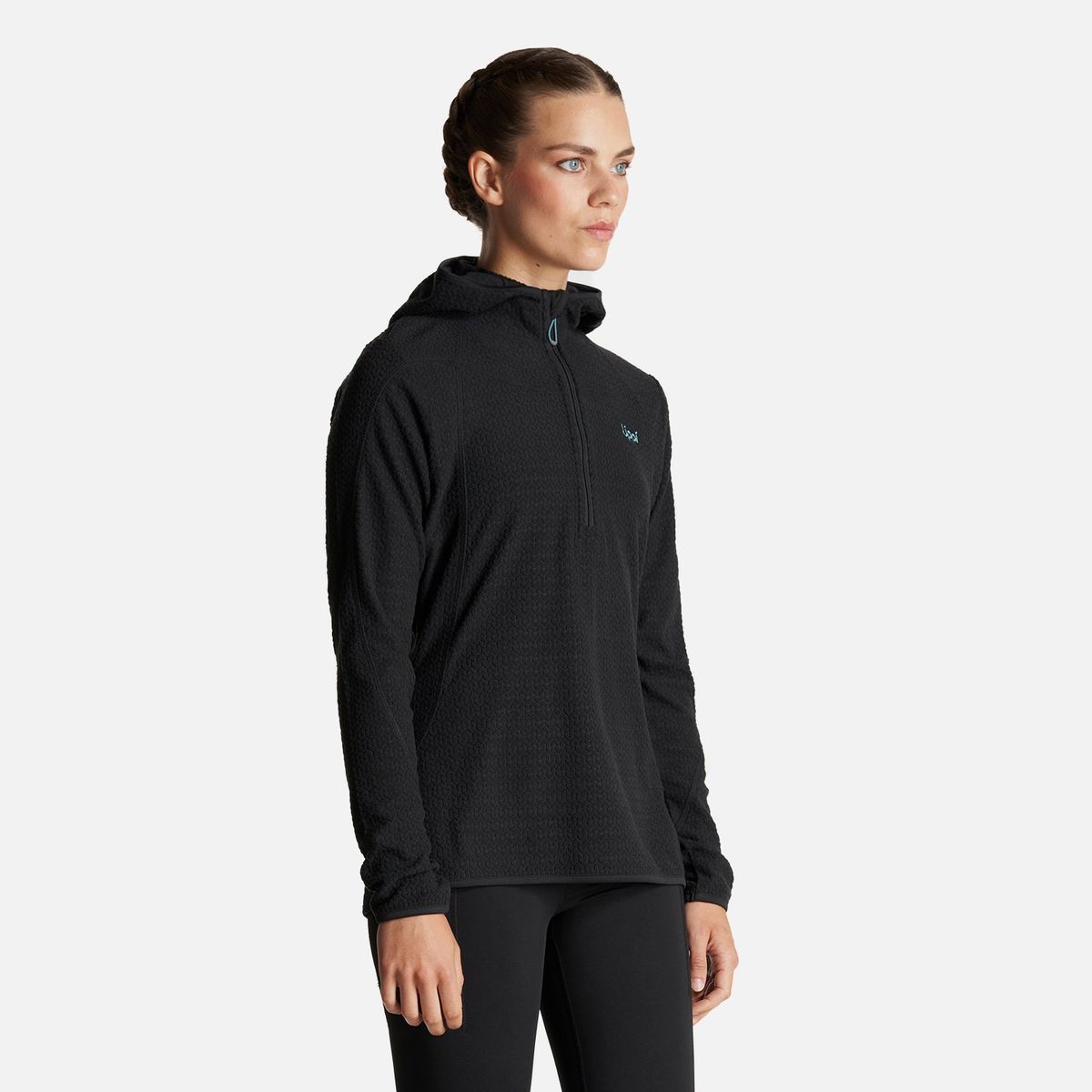 LIPPI - Poleron Mujer Jacaranda Nano-F 14 Zip Hoody Negro Lippi