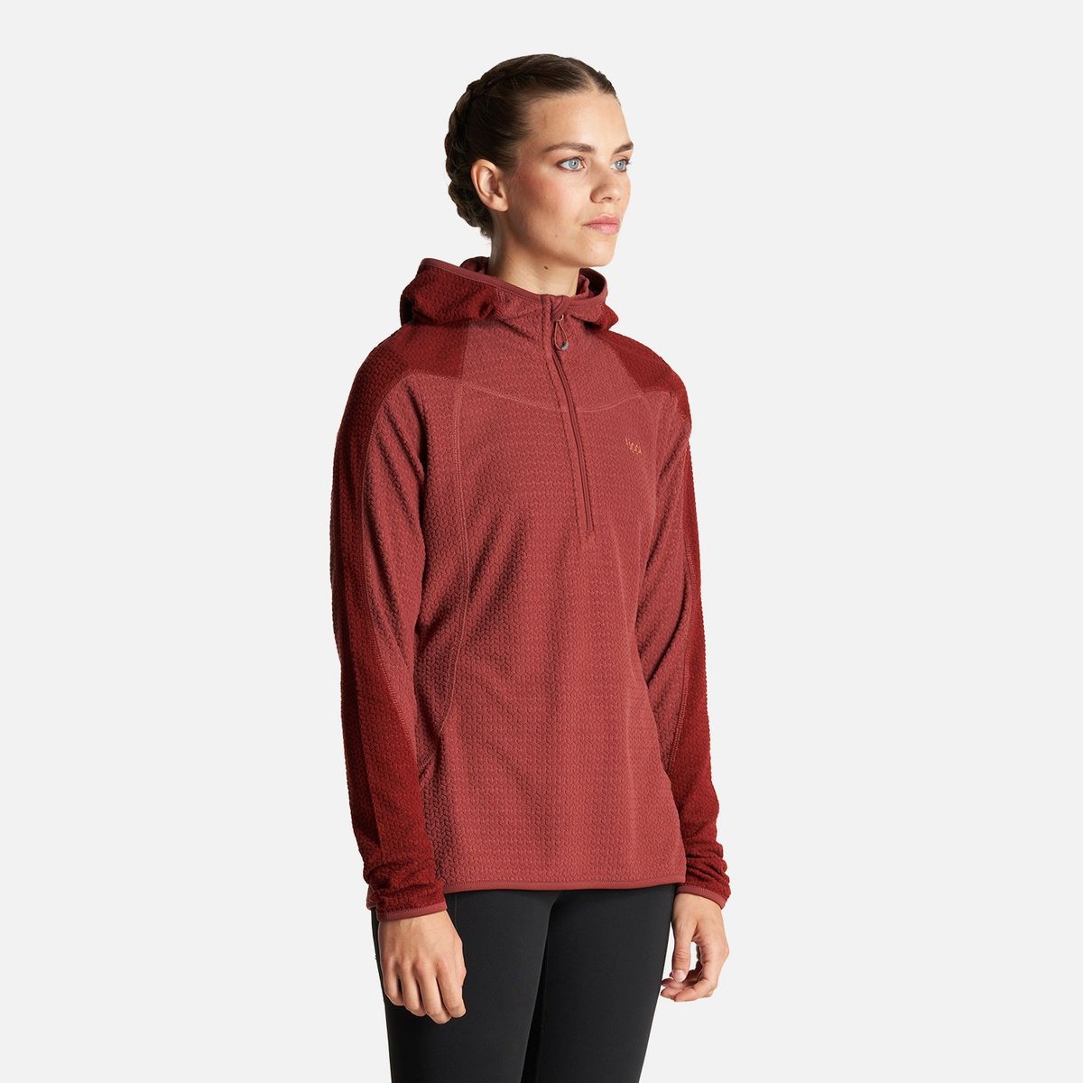 LIPPI - Poleron Mujer Jacaranda Nano-F 14 Zip Hoody Ladrillo Lippi