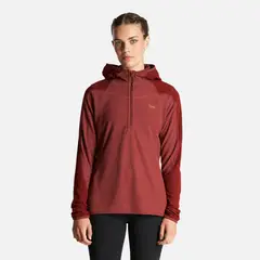 LIPPI - Poleron Mujer Jacaranda Nano-F 14 Zip Hoody Ladrillo