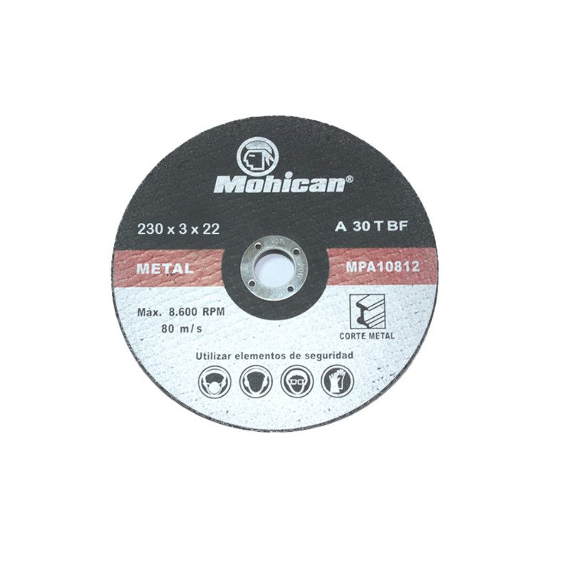 MOHICAN - Disco Corte Metal (9'') 230x3x22 Mohican