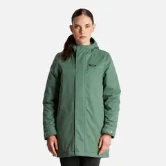LIPPI - Chaqueta Mujer Peumo Canvas Hoody Jacket Verde Botella