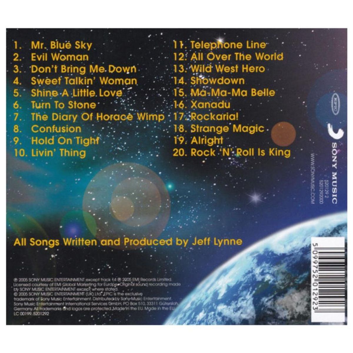 HITWAY MUSIC - ELECTRIC LIGHT ORCHESTRA - ALL OVER THE WORLD: THE VERY BEST - CD HITWAY MUSIC