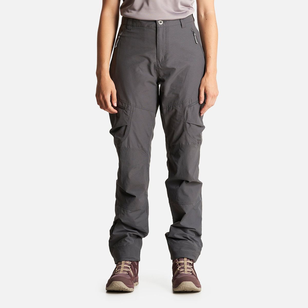 LIPPI - Pantalon Mujer Pioneer Q-Dry Pants Grafito Lippi
