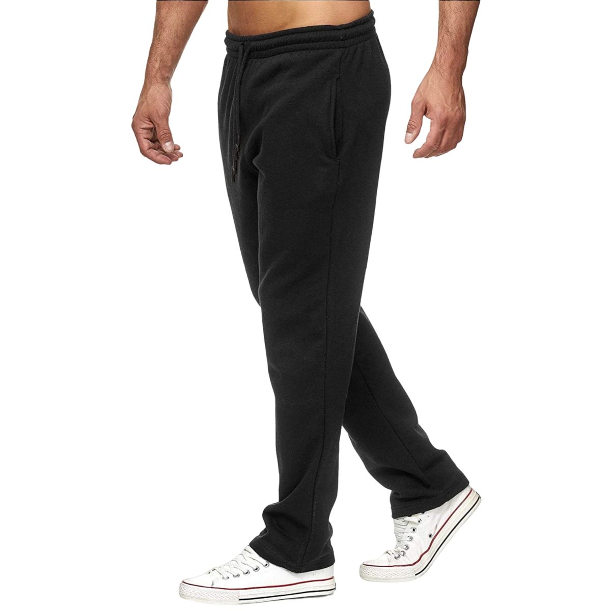 U ESENCIALES - Pantalon de Vestir Basic Clásico Negro U Esenciales
