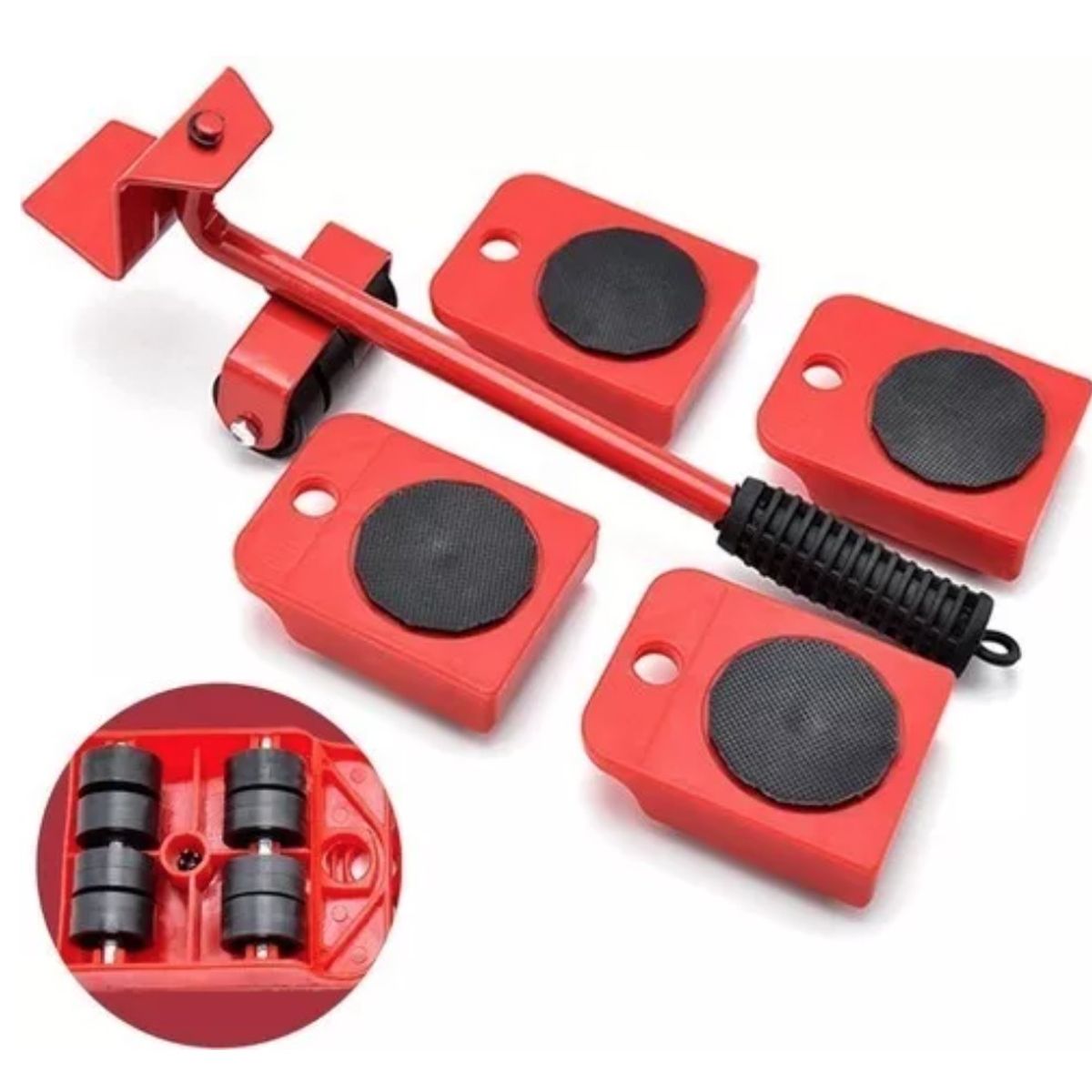 GENERICO - Set Para Mover Artefactos Muebles Pesados Sin Esfuerzo Hogar