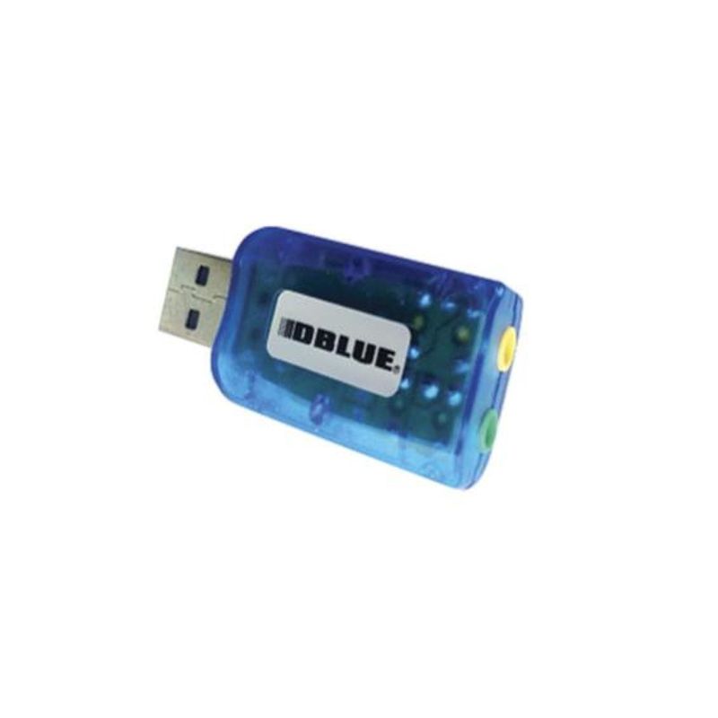 DBLUE - TARJETA DE SONIDO DBLUE CON CONEXION USB BLUE