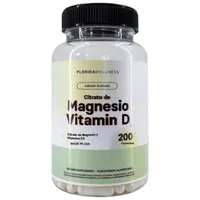 Citrato De Magnesio + Vitamina D3 Nf 1 Frasco 200 Capsulas