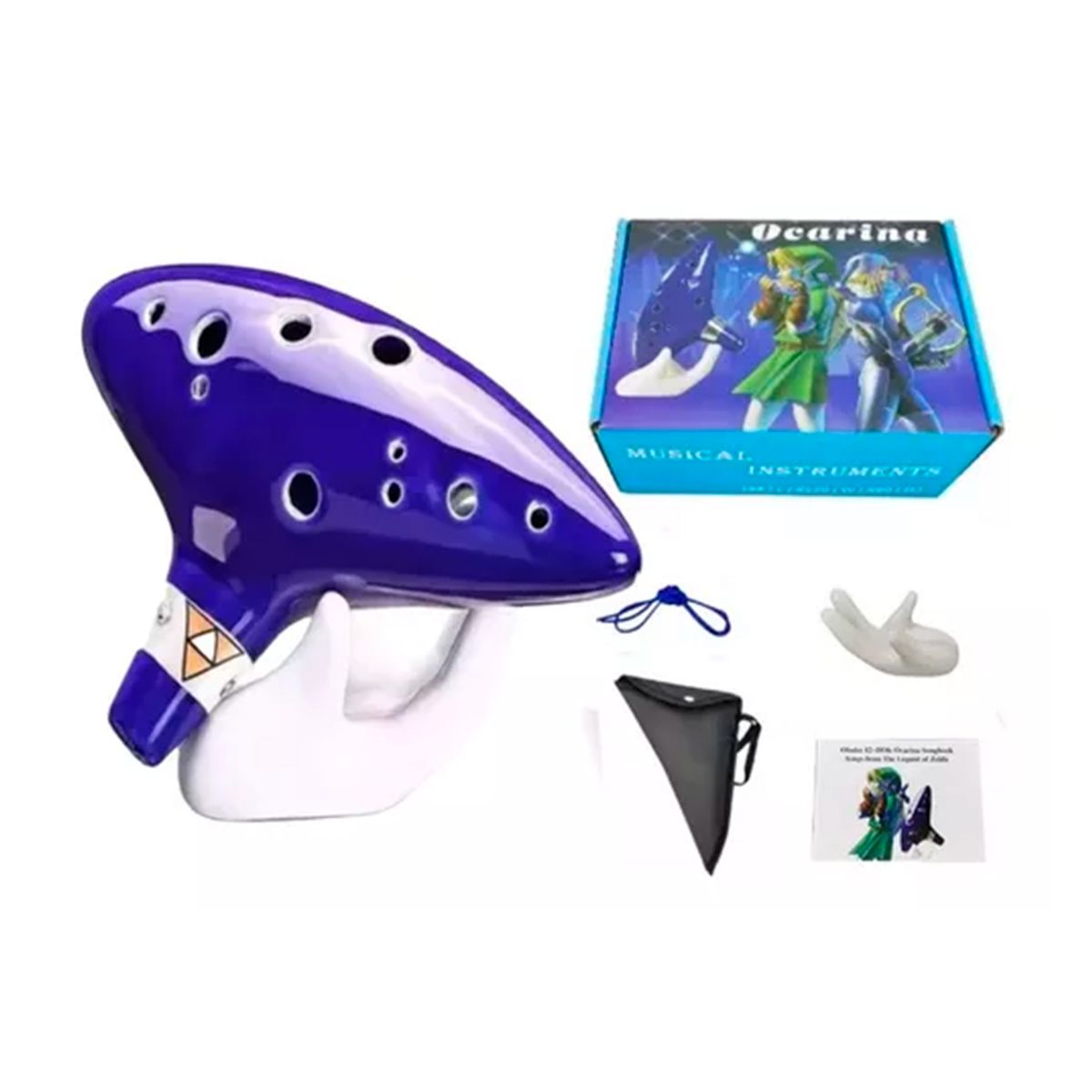 GENERICO - Ocarina De Cerámica Zelda Base + Funda