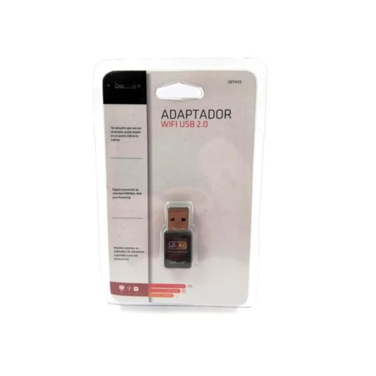 GENERICO - ADAPTADOR WIFI USB 2.0 DE 600Mbps