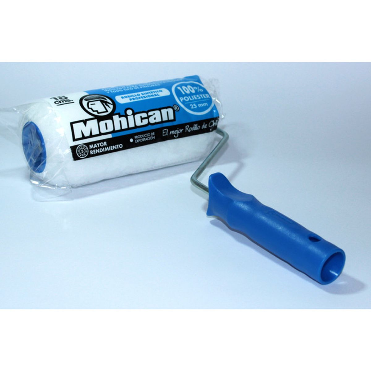 MOHICAN - Rodillo Pol 25 Mm X 18cm Blanco (Pelo Largo) Mohican