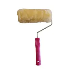 MOHICAN - Rodillo 100% Lana Cuero Natural 18 Cms
