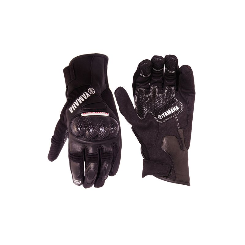 YAMA - Guante De Moto Para Hombre Yamaha Negro