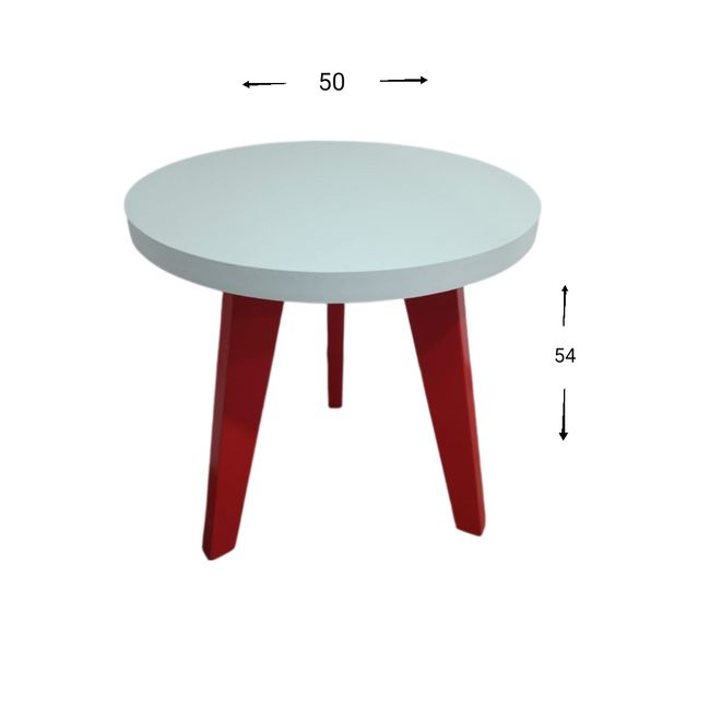 MUEBLES KIDS - Mesa lateral Roja