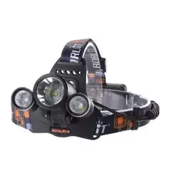 GENERICO - Pack X2 Linterna Led Minero Frontal Cabeza 5000 Lumenes