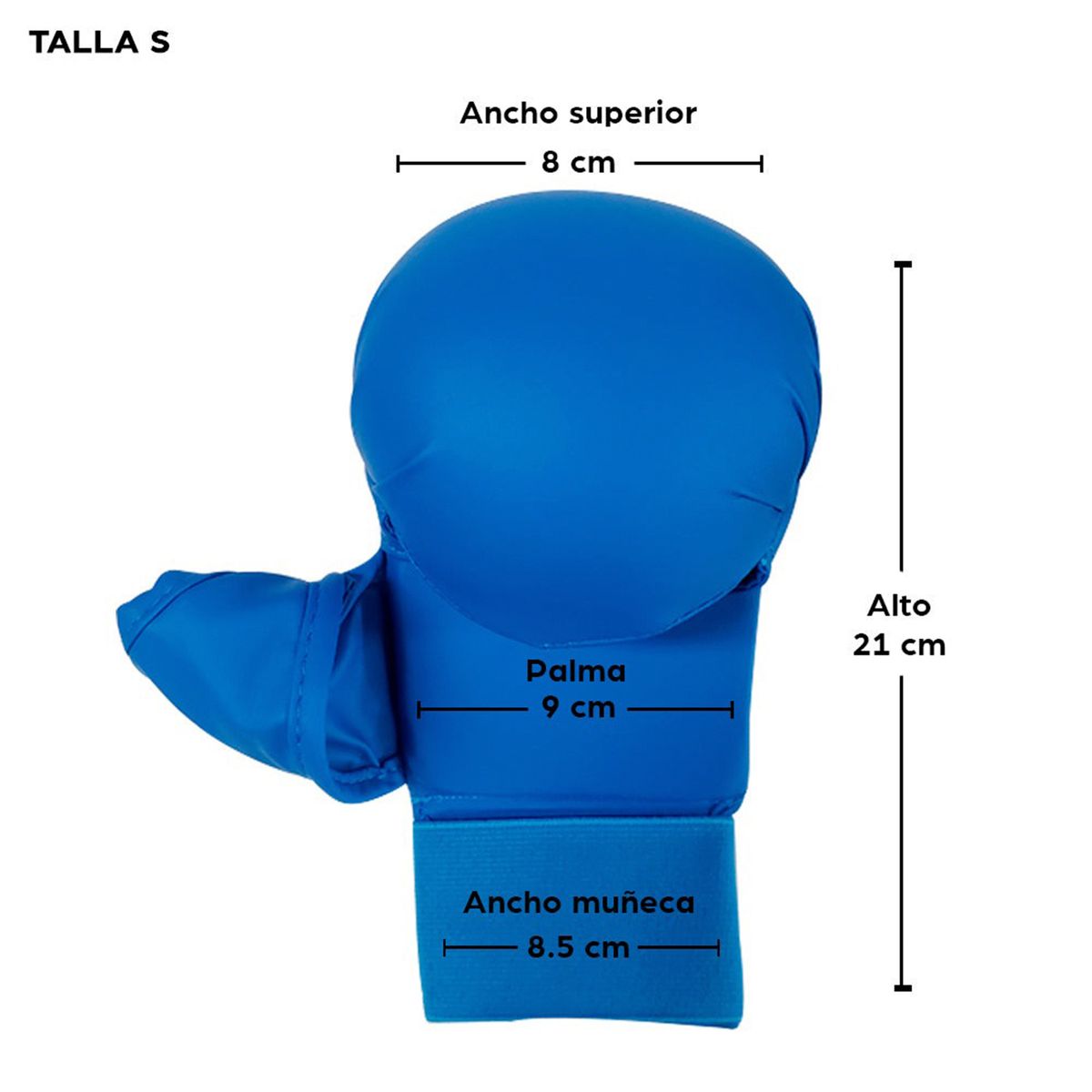SDFIT - Par Guantes Karate Tokaido Artes Marciales Wkf XL AZUL