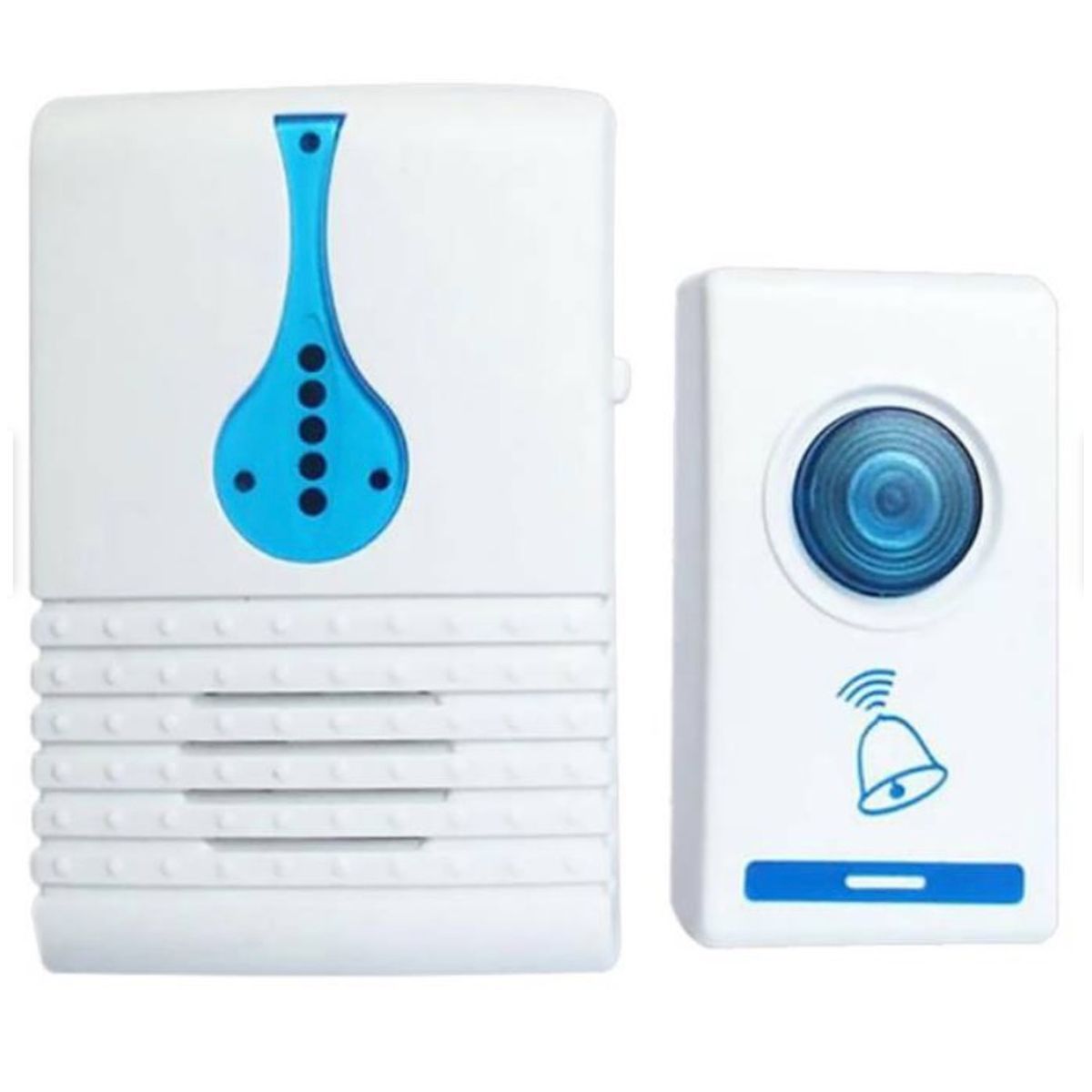 GENERICO - Timbre Inalámbrico Portátil Casa Melodía Pilas Timbre 100 metros