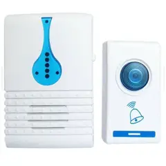 GENERICO - Timbre Inalámbrico Portátil Casa Melodía Pilas Timbre 100 metros