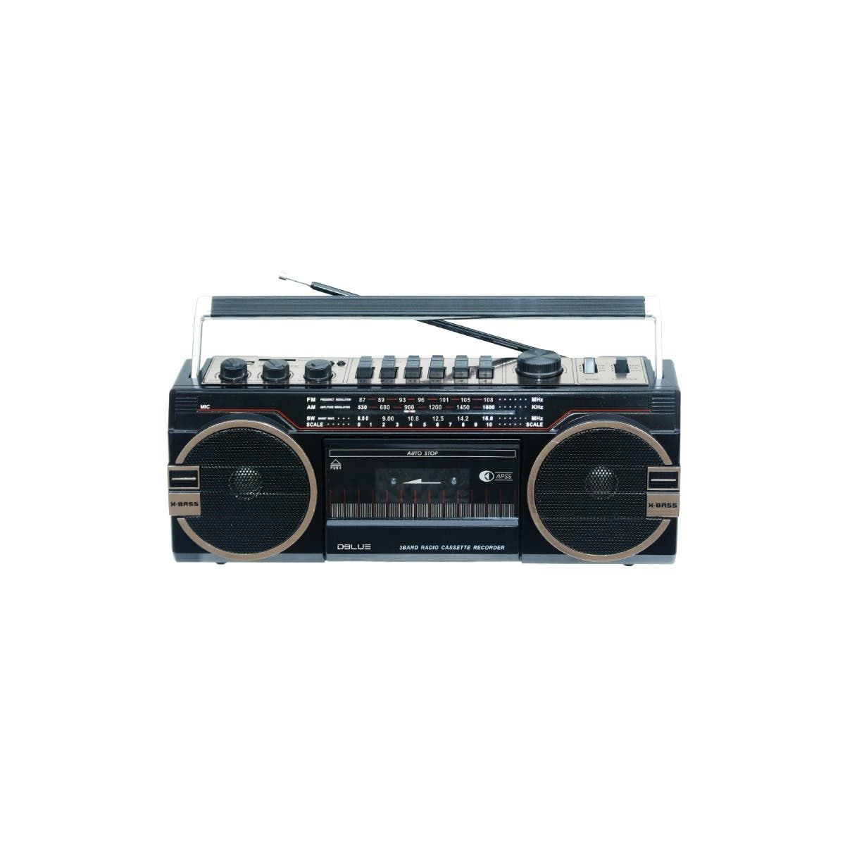 AUDIOPRO - RADIO RETRO CON REPRODUCTOR CASSETTE
