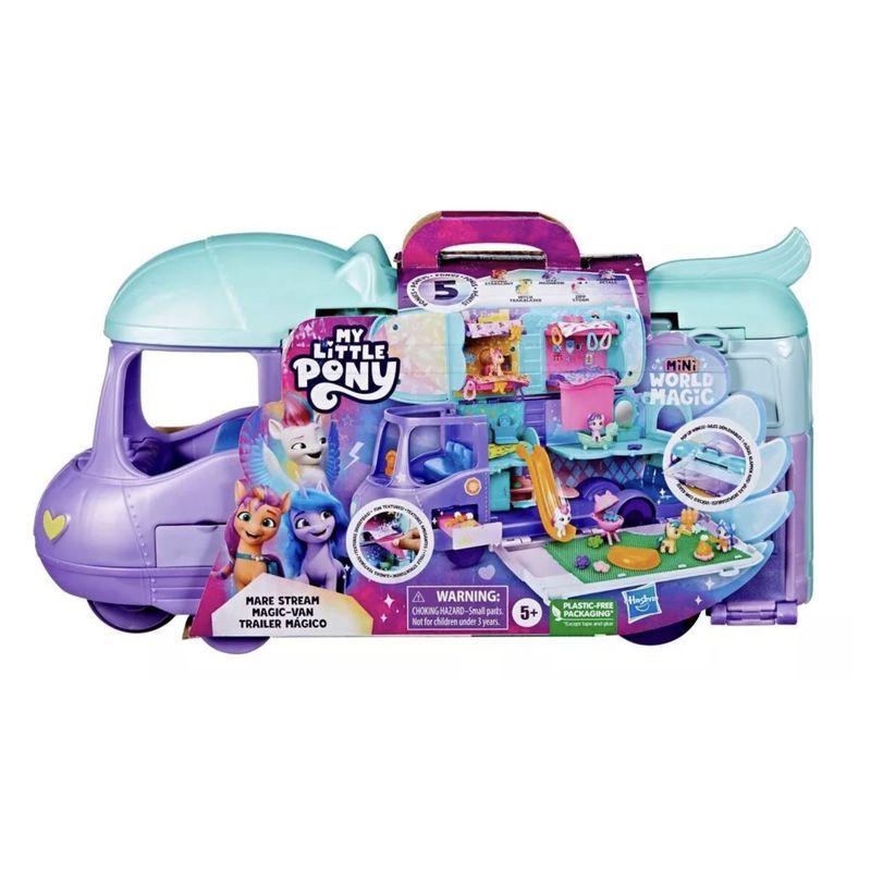 BABY ALIVE - My Little Pony Mini Mundo - Trailer Magico - 60 Piezas