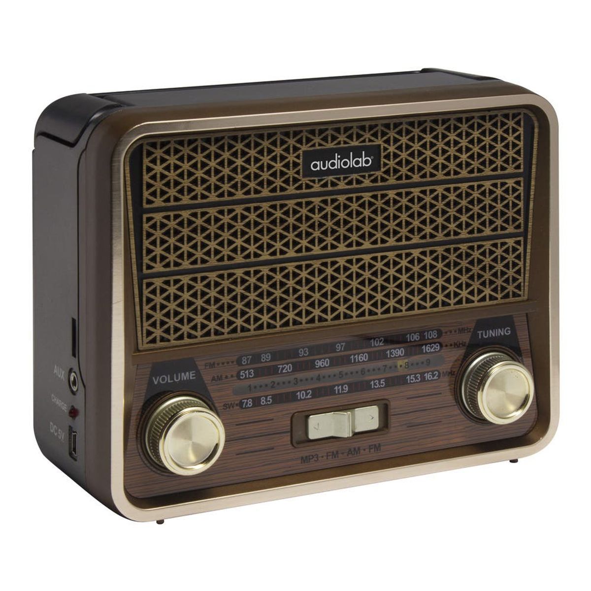 AUDIOLAB - RADIO MINIRETRO BLUETOOTH - HOGAR - AUDIO