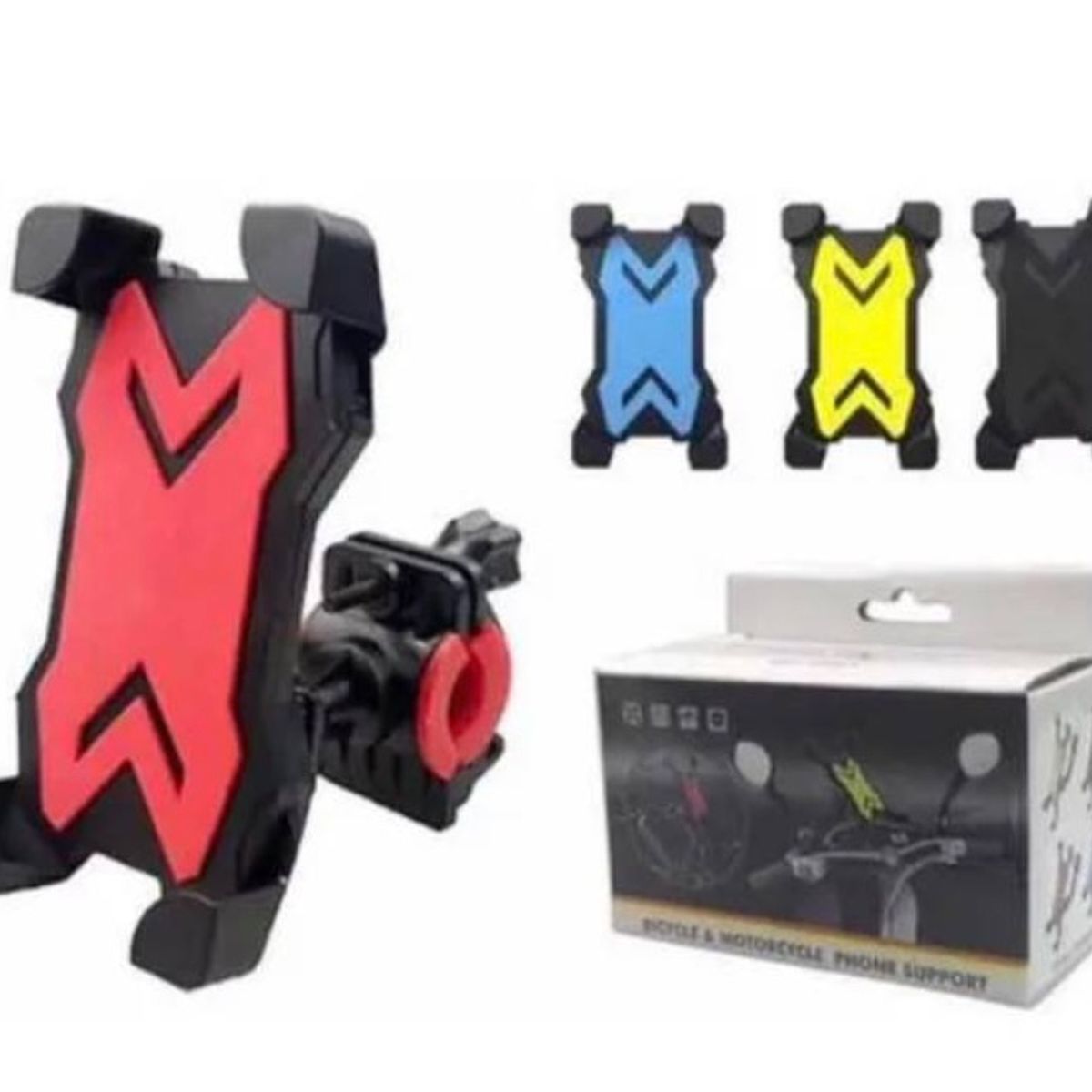 GENERICO - Soporte De Teléfono Celular Para Motos Y Bicicletas Giratorio