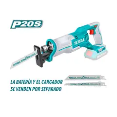 TOTAL TOOLS - Sierra Sable Inalámbrica 20v TOTAL