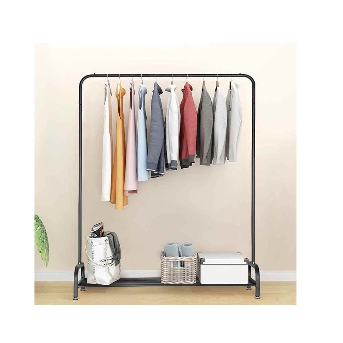 MUNDO ONLINE - Perchero Colgador de Ropa Simple Metalico Resistente