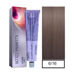 WELLA - Tintura Permanente Illumina 6/16 60 Ml Mas Oxidante