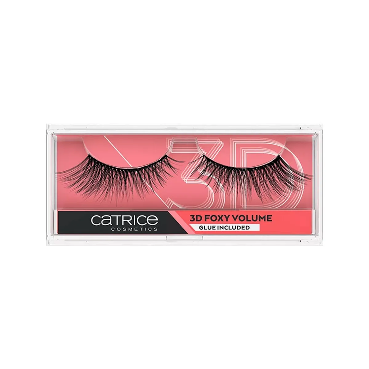 CATRICE - Pestañas Postizas 3d Foxy Volumen Catrice Pega Incluida