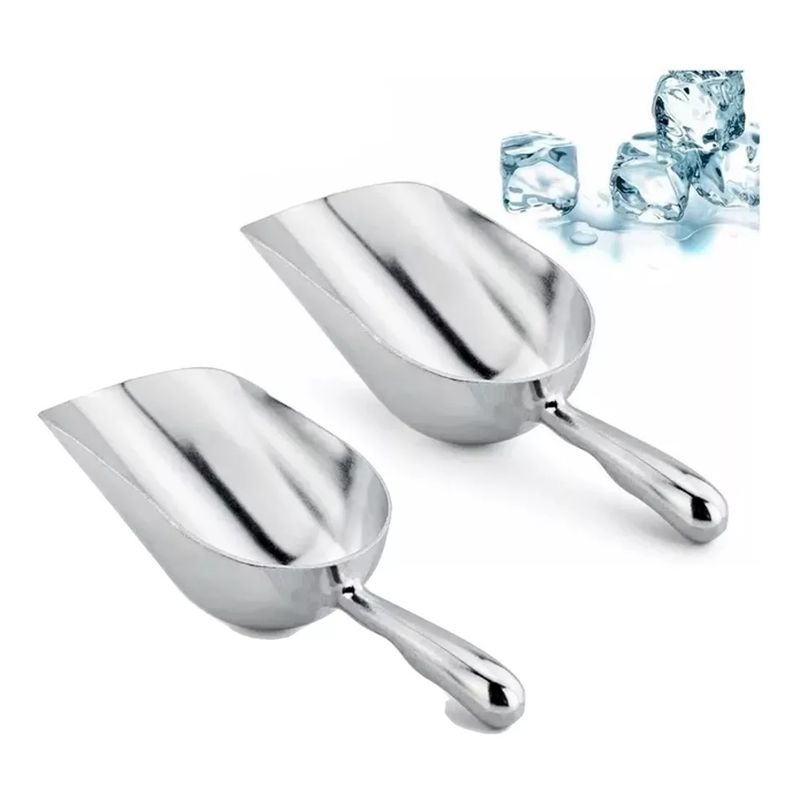 GENERICO - 2 Cuchara Medidora Poruña Cucharas Medidoras Pala Para Hielo