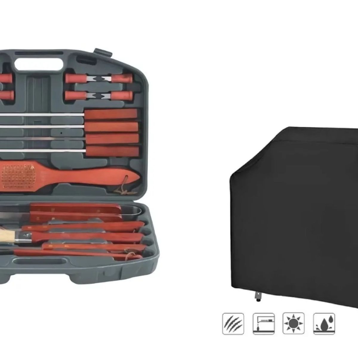 GENERICO - Cubierta Parrilla Asador  Kit De Herramientas Para Asado