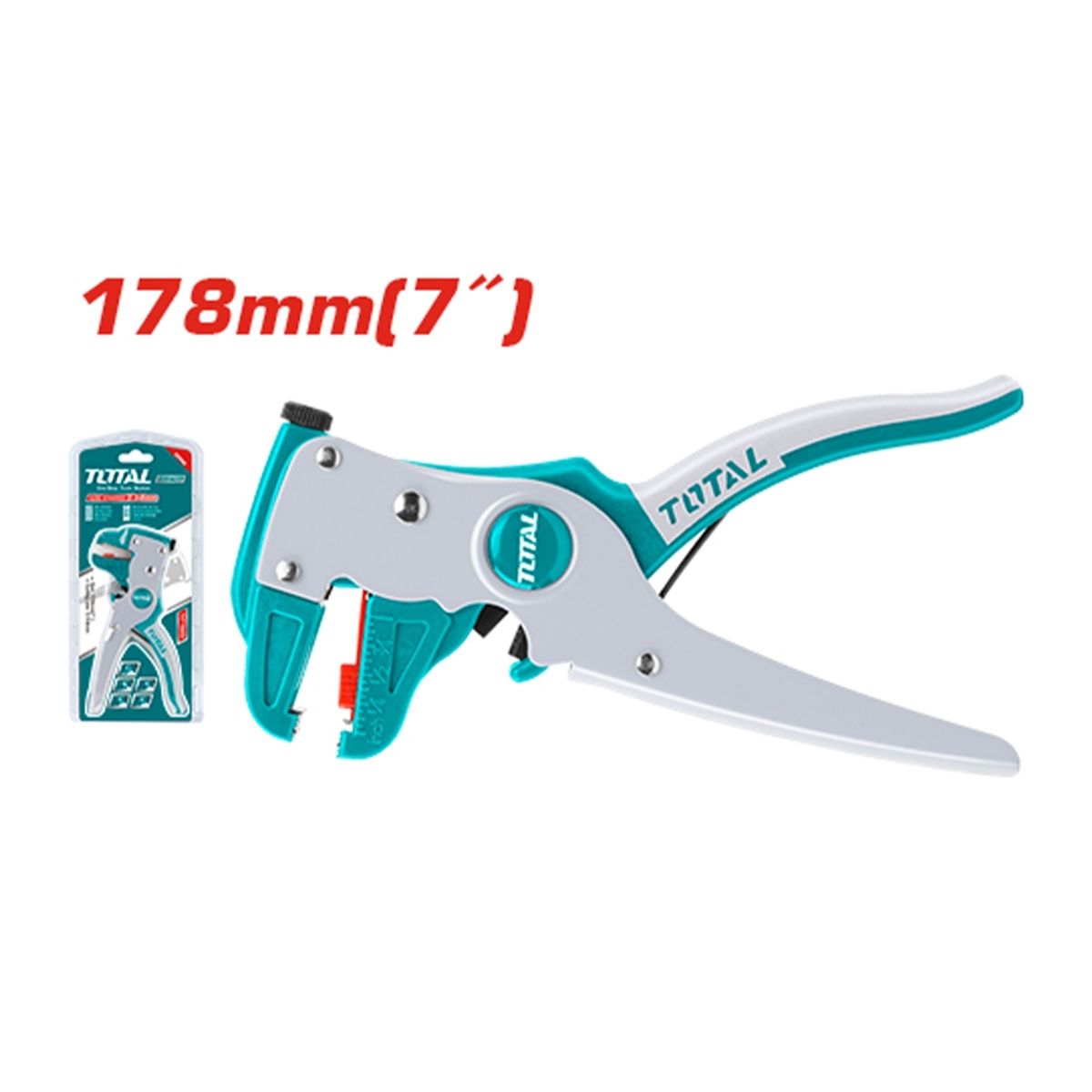TOTAL TOOLS - Alicate Pela Cables Automáticos 05-6mm Industrial TOTAL
