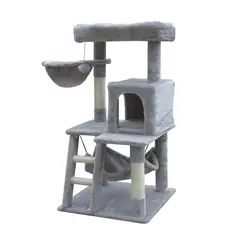 OLINA - Rascador para gatos Simba Gris Claro