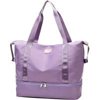 Bolso Gimnasio Viaje Para Mujer Morado